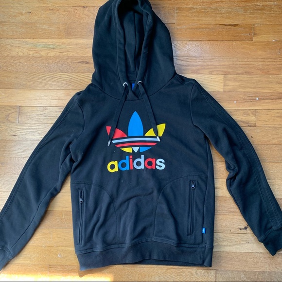 adidas multicolor hoodie